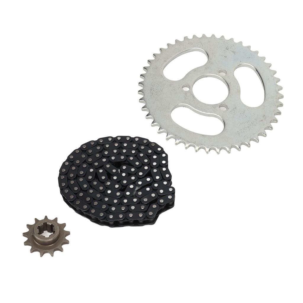 T8F 13T Front Sprocket T8F Drive Chain 116 Links T8F 44T 3 Hole Rear Chain Sprocket Kit for ATV