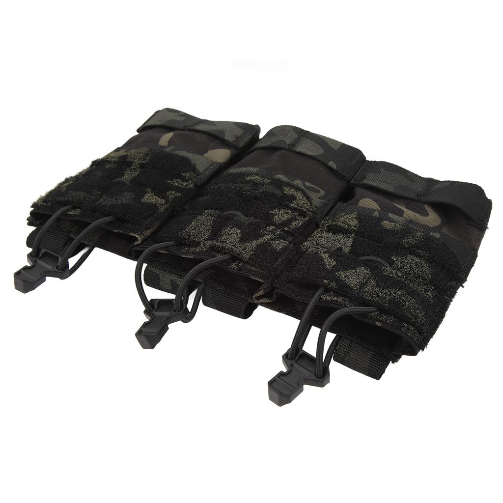 Подсумок для тройного магазина Molle с эластичным шнуром Cordura Fixed Solidly Triple Magazine Pouch Holder для