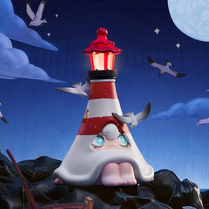 POP MART 1001MOONS Где слон горка Серия фигурок Блайнд бокс