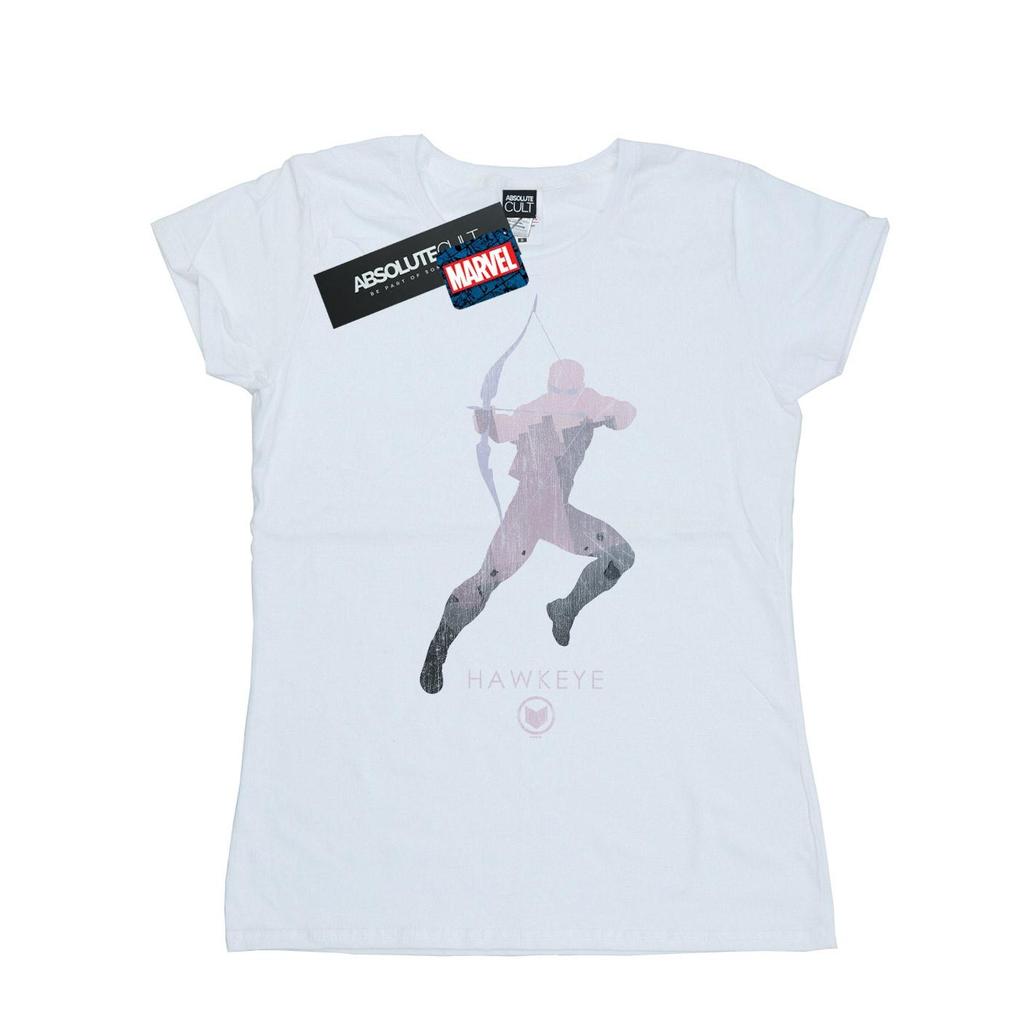 Marvel Womens/Ladies Hawkeye Silhouette Cotton T-Shirt