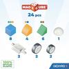 Blocs magnétiques - GEOMAG - Mon petit monde en formes - 25 pieces - Éducatif - Plastique recyclé - Des 12 mois