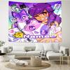 Custom Name Aphmau Print Tapestry, Backdrop, Easy Setup, Ideal for Bedroom, Office & Living Room, with Aesthetic Wall Hanging Decor.
