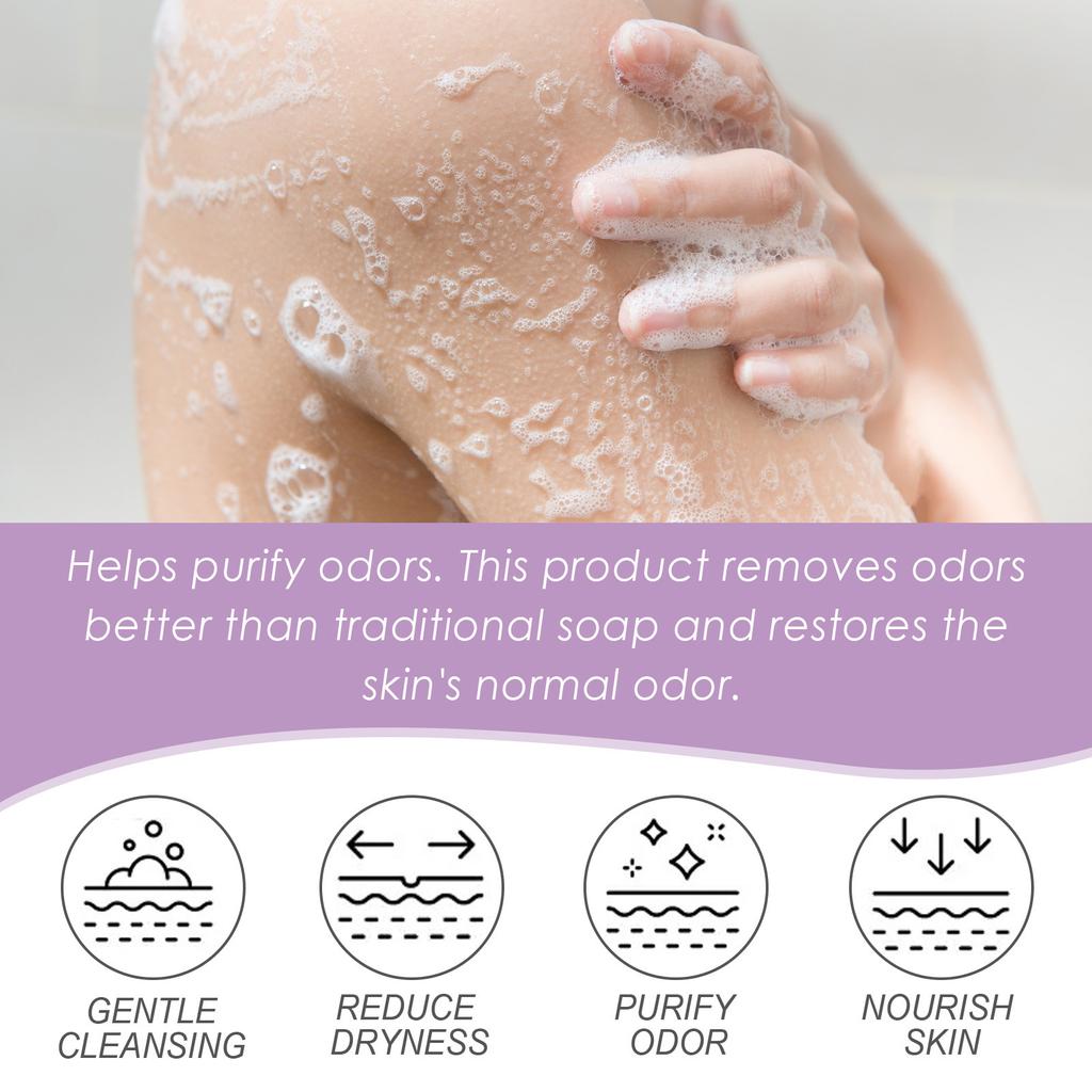 Гель для душа с лавандой Очищающий аромат для тела Увлажняющий кожу Питательный гель для душа Гель для душа с шалфеем Средства для ванны, устраняющие запах подмышек