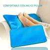 Blue Gel Ice Pack, Portable Muscle Pillow, Summer Cooling Cushion, Hand Washable Fabric Neck Support for Home Bedding, Compact