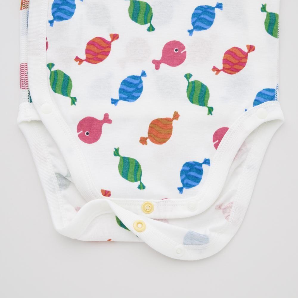 Uniqlo Боди BN PictureBook с длинным рукавом 1P 60см