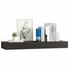 VidaXL Floating Wall Shelf with Drawer Black 80x25x8 Cm
