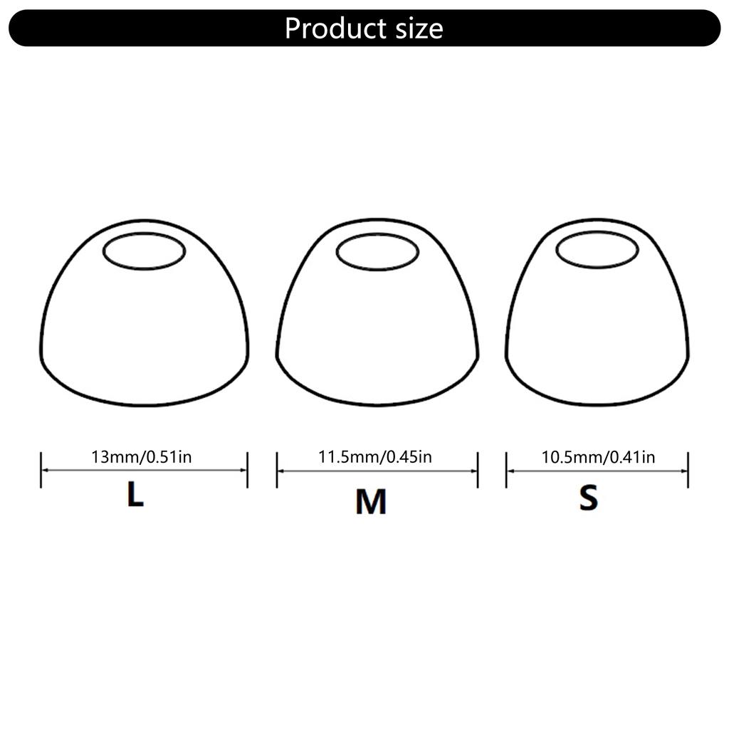 Силиконовые вкладыши для наушников JBL T230NC TWS Live Pro+, набор из 6 шт., опциональный размер и цвет