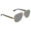 Gucci GG0528S 006 Мужские Авиаторы - Золотая Металлическая Оправа и Серые Линзы