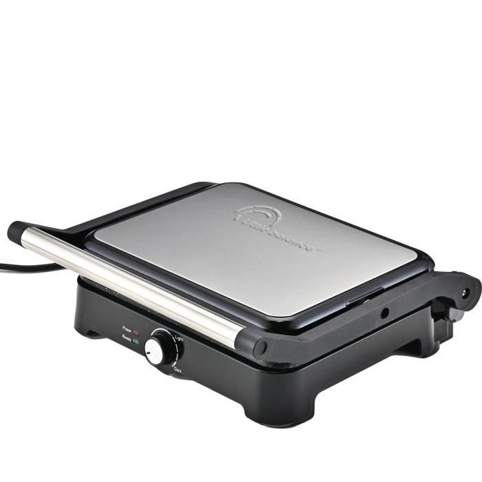 Grill LITTLE BALANCE - Speed Grill - Surface Cuisson 29x23cm - Ouverture 180°C - Jusqu'a 230°C - 2000W