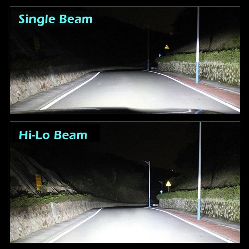 1 шт. Автомобильные светодиодные лампы для фар H7 h4 h8 h11 9005 9006 9012 h1 с чипом Luxeon ZES 6000K, комплект для преобразования оригинального автомобильного света в светодиодный