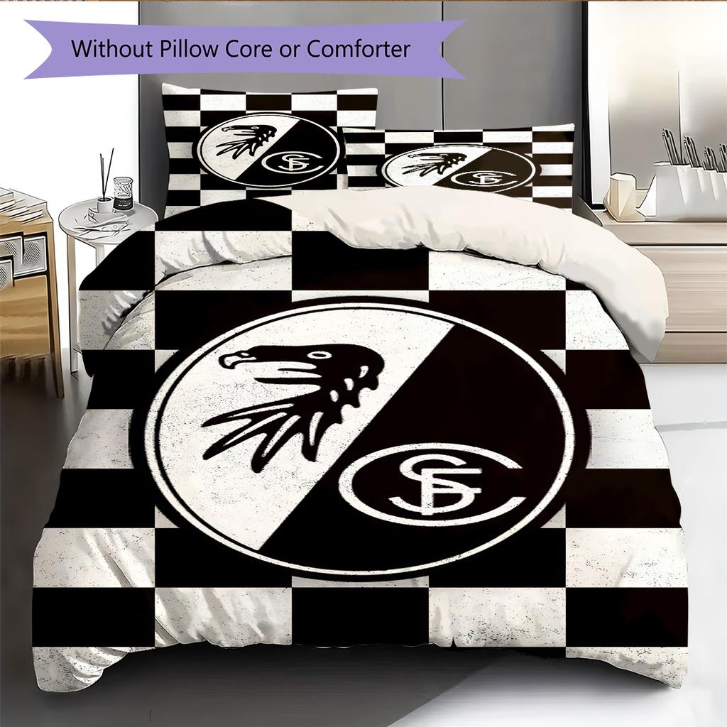 Freiburg e RugPattern Bedding Quilt Set Quilt Cover Pillowcase Home Decoration Birthday Gift (1 * duvet cover + 2 * pillowcase, without core)