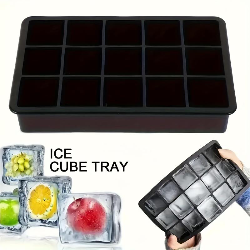 15 ячеек, пищевой, подходит для напитков DIY и напитков для вечеринок, квадратная форма для льда, идеально подходит для летних холодных напитков кубик льда
