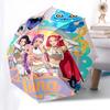 Luna, K-POP Anime Girls Group Themed Automatic Opening and Closing umbrella - 8 Ribs, Suitable for Leisure and Going Out, Outdoor Accessory,