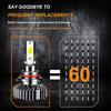 Fit For Chevy Silverado 1500 2500HD 2007-, 9005 H11 Bulbs,9005+H11 High & Low Beam Bulbs, 5202 Fog Lights, 500% Brightness, 6000K White,Plug and