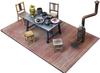 Miniart 1/35 Scale Eastern European Household Goods: Table, Chairs, Dishes, and Stove Plastic Model Kit MA35584