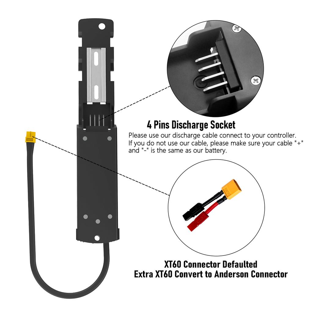 48v Ebike Battery 48V15Ah 48V20Ah Down Tube Hailong Li Ion Electric Bicycle Battery EU Stock 40A BMS 4A Charger 500-1500W Bafang