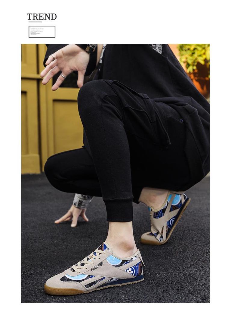 Лето 2024 Мужские дышащие повседневные туфли для вождения - Лоферы на все случаи жизни в стиле Форреста Гампа