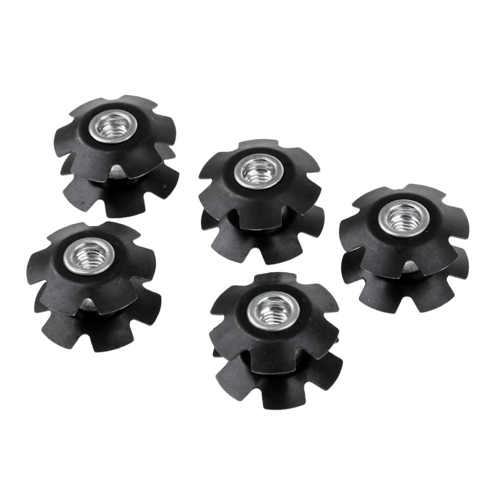 Ahead Steer tubes 28.6mm Bike Headset Star Nuts Fastening Bolts Front Fork Mount Core Fangled Nut