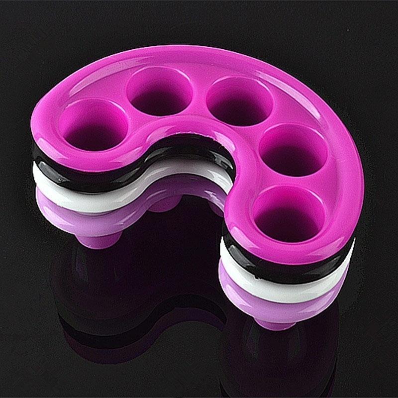 Удобная миска для маникюра Замачивание кончиков пальцев Средство для снятия лака Инструмент для обработки DIY Новый Горячая Распродажа Цвет Случайный