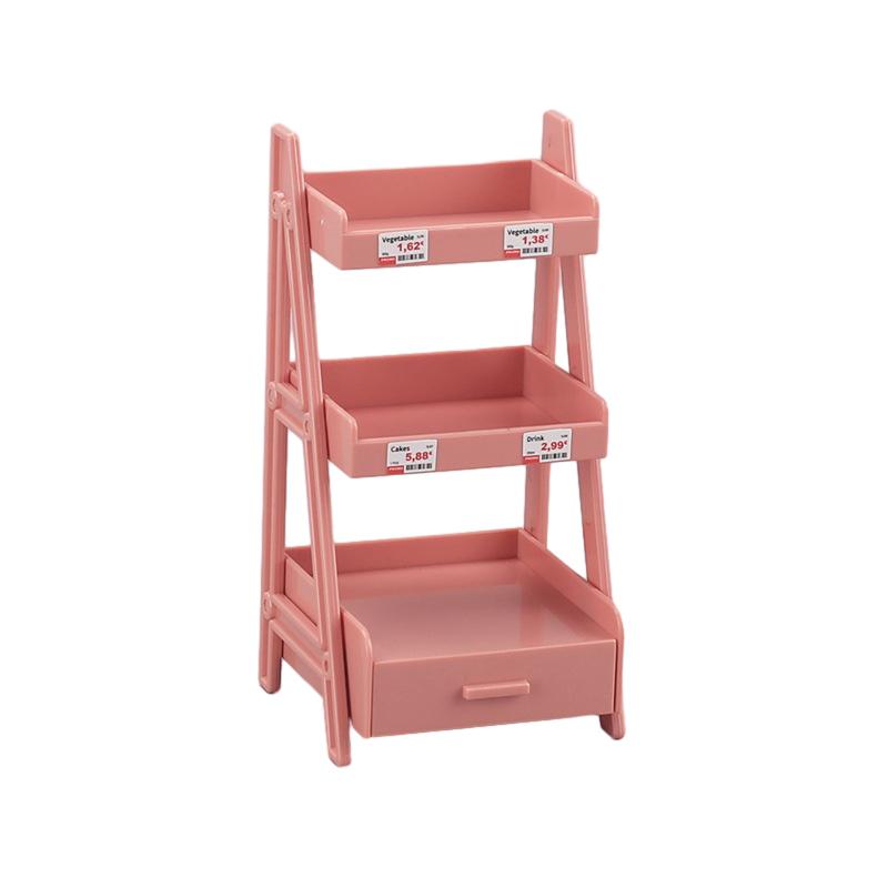 1:12 Dollhouse Miniature Plant Flower Stand Shelf Bookshelf Display Rack Furniture Fairy Garden Tool Storage Rack Model Toy