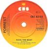 7-дюймовая пластинка FORREST - Rock The Boat CBSA3163 CBS 1982 UK Соул/Фанк Б/У