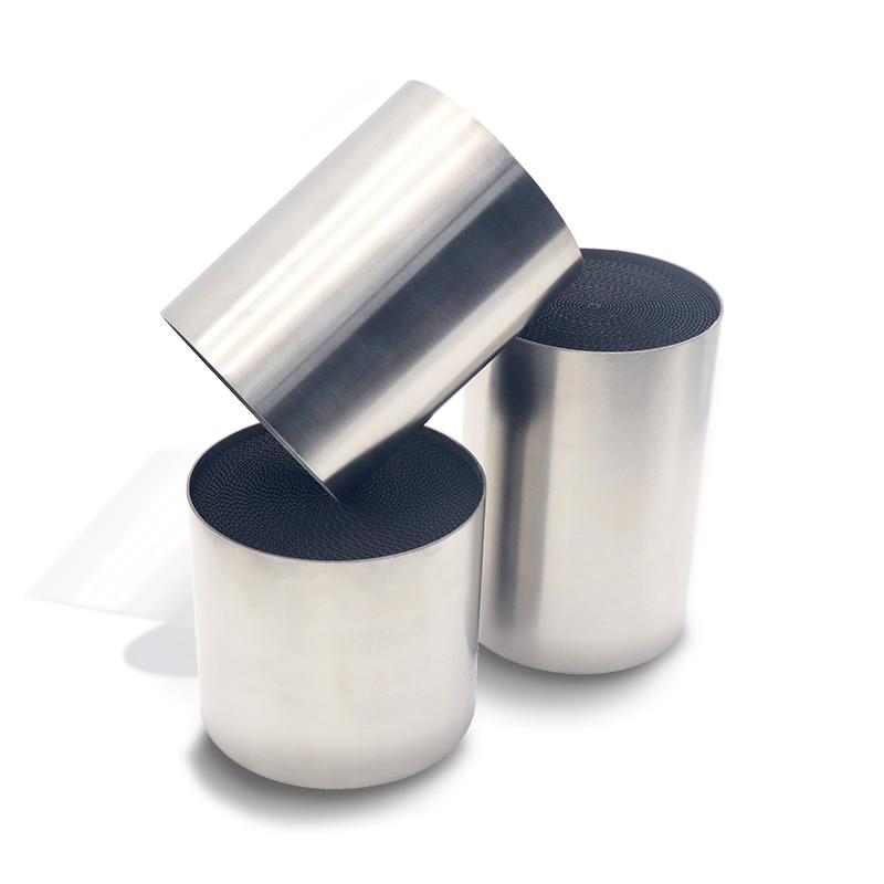 114X100 мм 200CPSI высококачественные фильтр-пакеты для каталитического нейтрализатора потока, универсальный металлический сотовый каталитический нейтрализатор, металлический катализатор