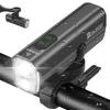 Bicycle Light 1500 Lumens Large Capacity 5000mAh Road Bike Light High Beam Bicycle Headlight Automatic Lighting Function Cross Bike Light Rechargeable