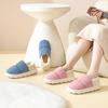 Теплые хлопковые туфли на толстой подошве для пары