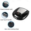Breakfast Maker US Standard 110V Household Stainless Steel Sandwich Multifunctional Waffle Heating