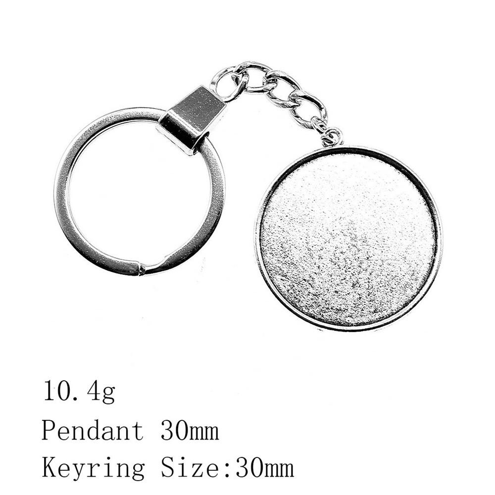 Брелок ко Дню святого Валентина, круглый стеклянный кабошон, подставка для ключей, брелки для ключей, принадлежности для творчества, цепочка для женщин