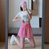 Summer High-waisted Loose Trousers Casual Korean Pockets Drawstring Elastic Women's Sports Shorts