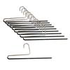 MAWA No-Slip Hangers for Pants, Long Skirts, and Stoles, Single, KH35/U, 10-Piece Set, Black, 10-Year Warranty