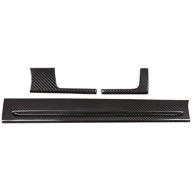 Authentic Carbon Fiber Middle Console Dashboard Strip Trim Stickers Replacement Parts Accessories For Cayenne 2018-