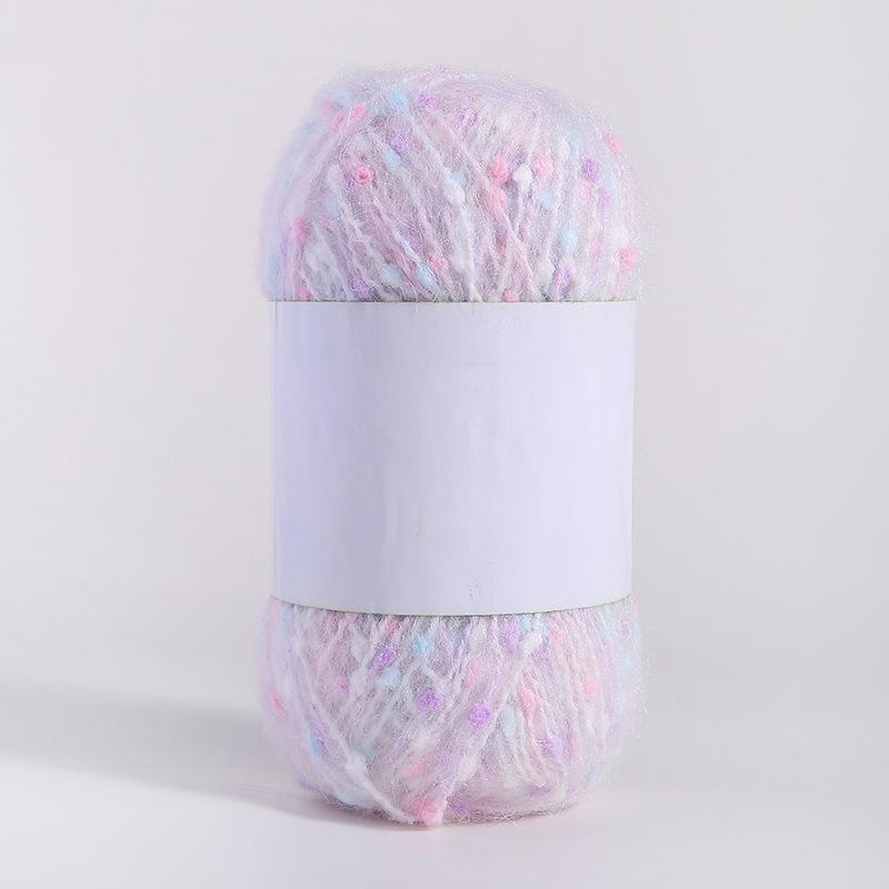 Цветная мохеровая пряжа ручной работы для самостоятельного изготовления шарфов, шапок, сумок и кукол