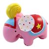 [P4187] - Pink 'Circus' Resin Piggy Bank (elephant) - 13. 5x12x7. 5cm