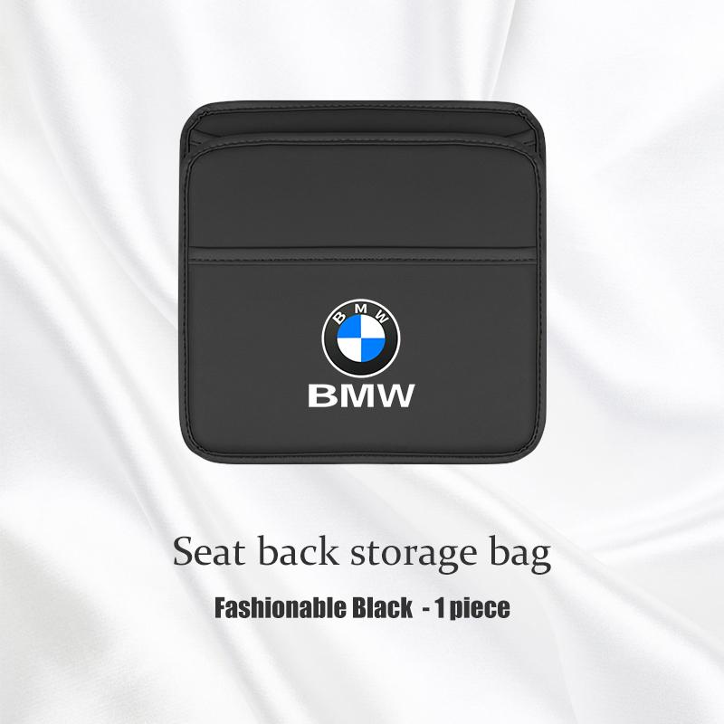 TWDG8 Car multifunctional storage box folding leather Garbage bag For BMW X1 X3 X5 X6 X7 1 3 5 7 Series E70 E87 F40 F48 G20 G30 G32 i7