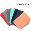 Легкий вертикальный визитница  5 отделений для визиток  Портативный держатель для банковских карт  Держатель для кредитных карт