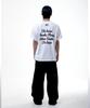 THANKS MESSIA Handwritten Cowboy Tshirt-White