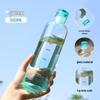 Портативная бутылка для воды из боросиликатного стекла