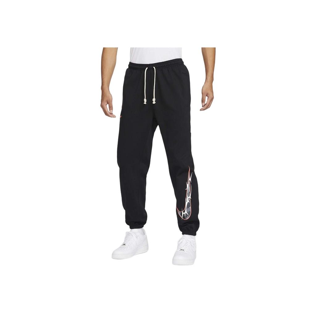 Nike Баскетбольные брюки Standard Issue Dri-Fit Удобные Дышащие Приятные к коже Быстросохнущие Флисовые Мужские брюки Черные HV1844010