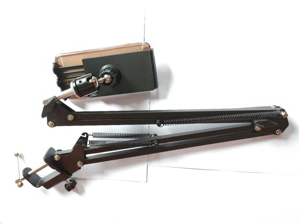 Universal Camera Cantilever Bracket with Fill Light for Mobile and Desktop Live Broadcasts NB-35