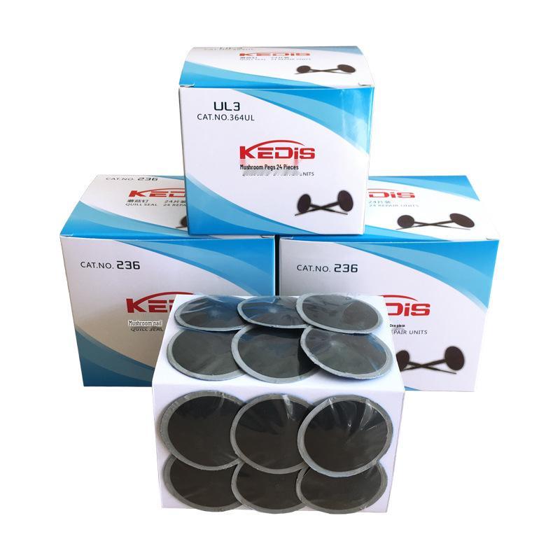 Kades Car Tire Repair Kit: 6mm Mushroom Plugs & Patches