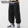 Уличная одежда Шаровары Мужские мешковатые беговые шаровары Комбинезоны Спортивные штаны Негабаритные повседневные широкие брюки Бегуны Мужские брюки