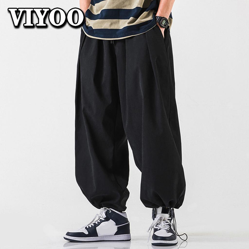 Уличная одежда Шаровары Мужские мешковатые беговые шаровары Комбинезоны Спортивные штаны Негабаритные повседневные широкие брюки Бегуны Мужские брюки