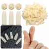 Reusable Natural Latex Nail Art Tool Finger Cover Protector Gloves Rubber Gloves White Finger Cots