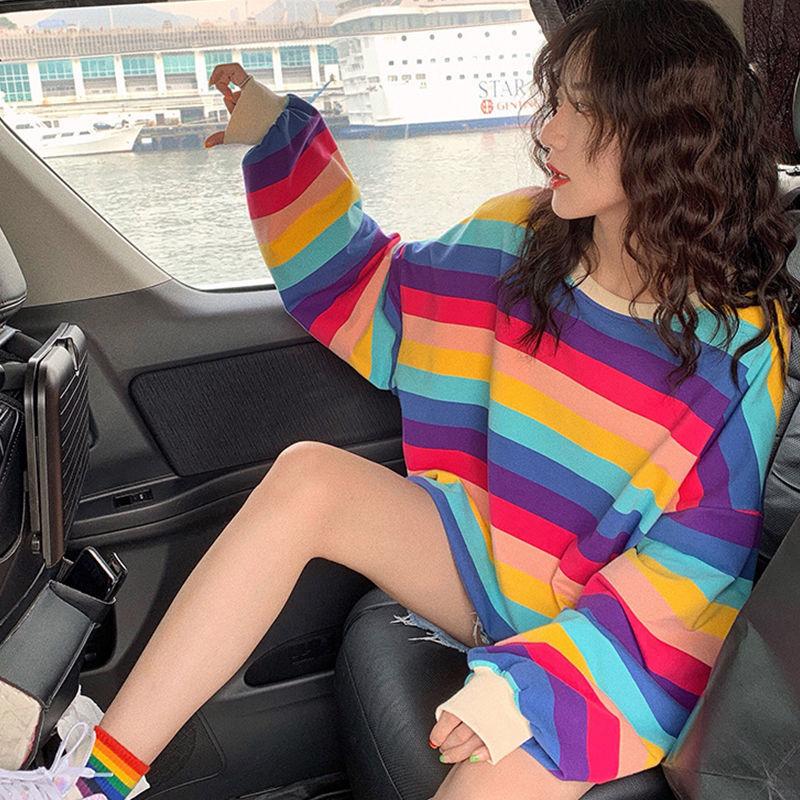 Весенне-осенняя женская футболка с длинным рукавом больших размеров, блузка, топ