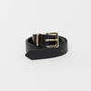 ANDROS Square Leather Belt (Black)
