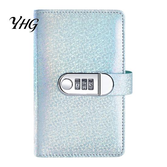 Money Saving Binder A6 Cash Budget with Password Lock, 100 Transparent Pockets Organizer, Financial Record Keeper PU Leather Cover Planner for