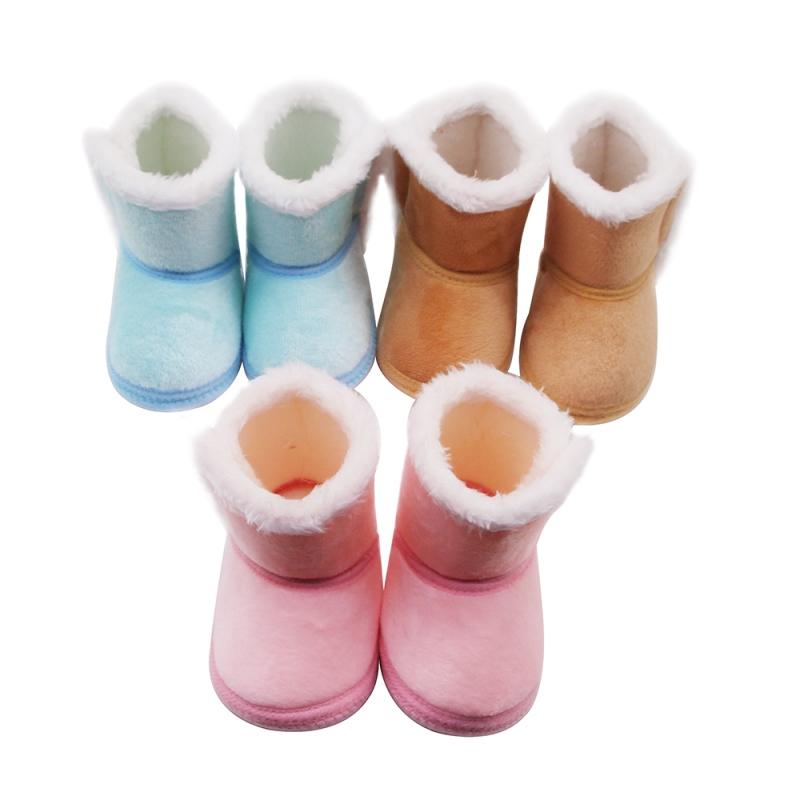 Winter Warm Newborn Cotton Snow Boots Girls Boys Toddler First Walkers Cute Non-slip Soft Sole Unisex Boots
