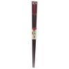 Ishida Japanese Chopsticks, Shell Craft, Abalone, Rabbit Design, Natural Wood, Lacquered, 20.5cm, Vermilion, 11172-0